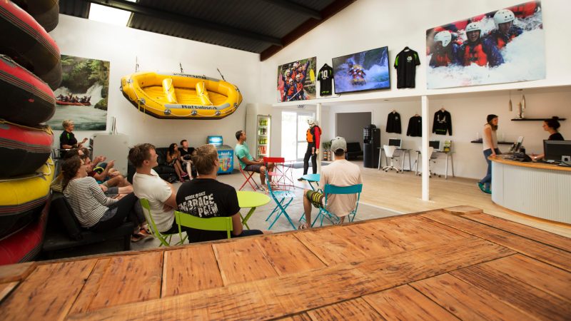 River Rats Base interior